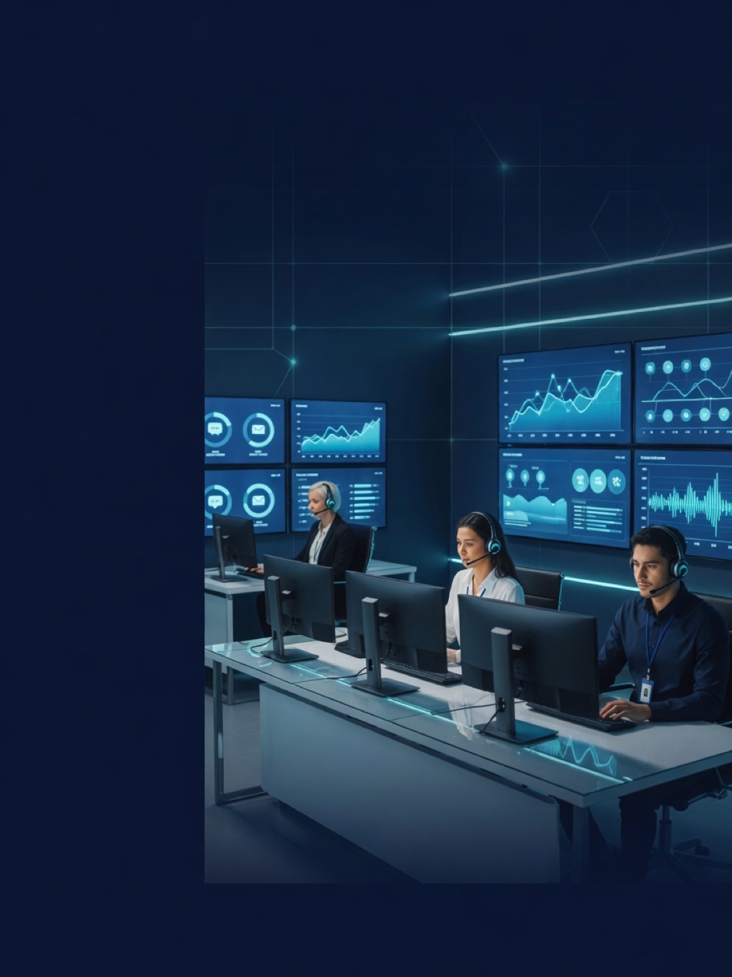 Relation client multicanal sur trois hubs